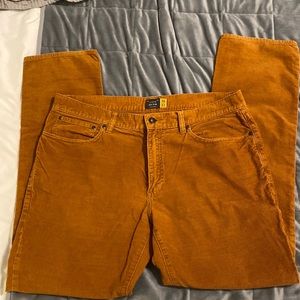 J. Crew 484 Slim 36/32 Rust Corduroy Men’s Pants